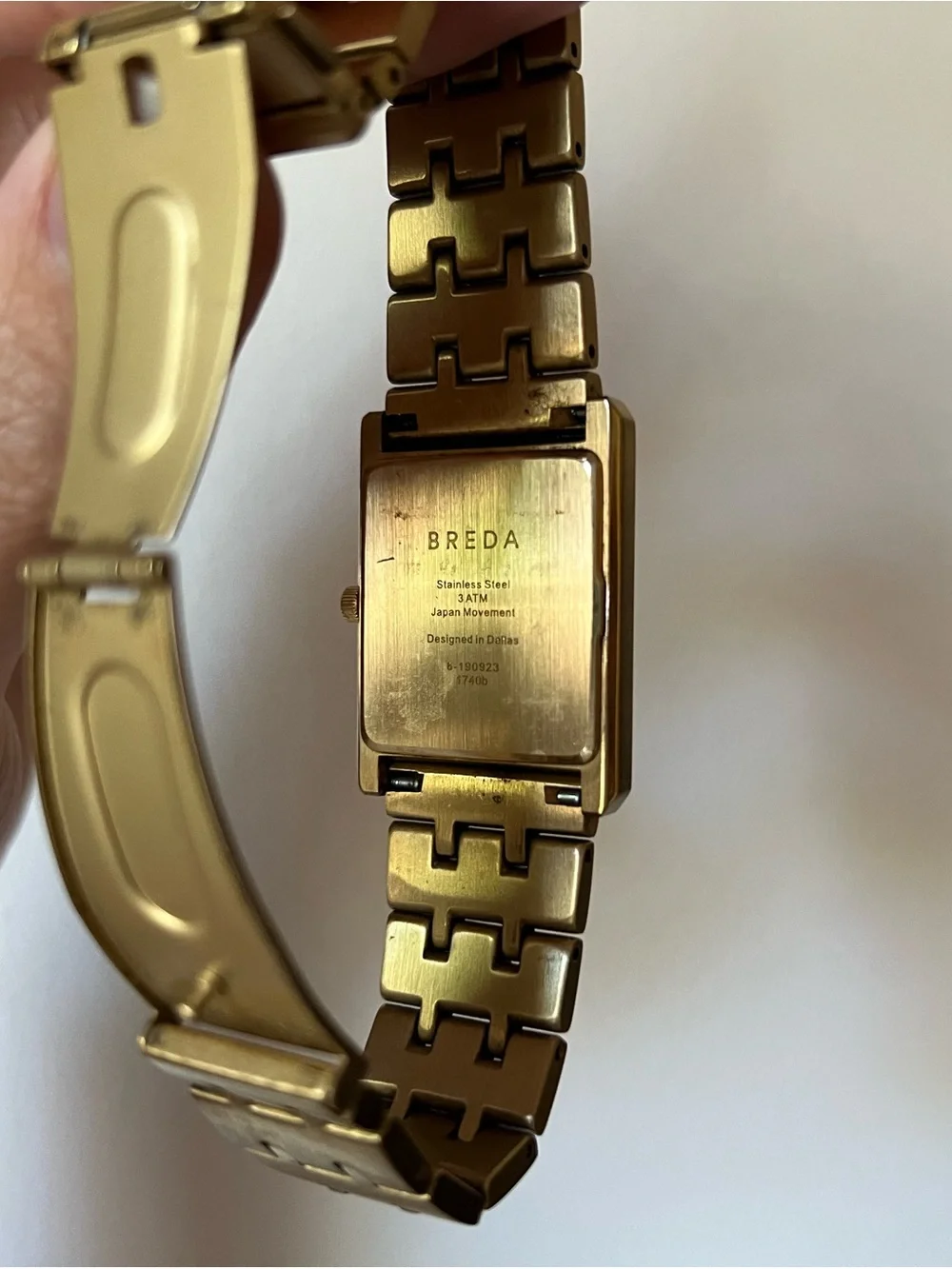 BREDA Virgil gold watch